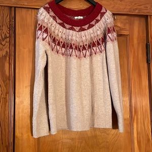 Maurices holiday sweater sz large